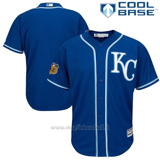 Maglia Baseball Uomo Kansas City Royals 2017 Allenamento Primaverile Cool Base